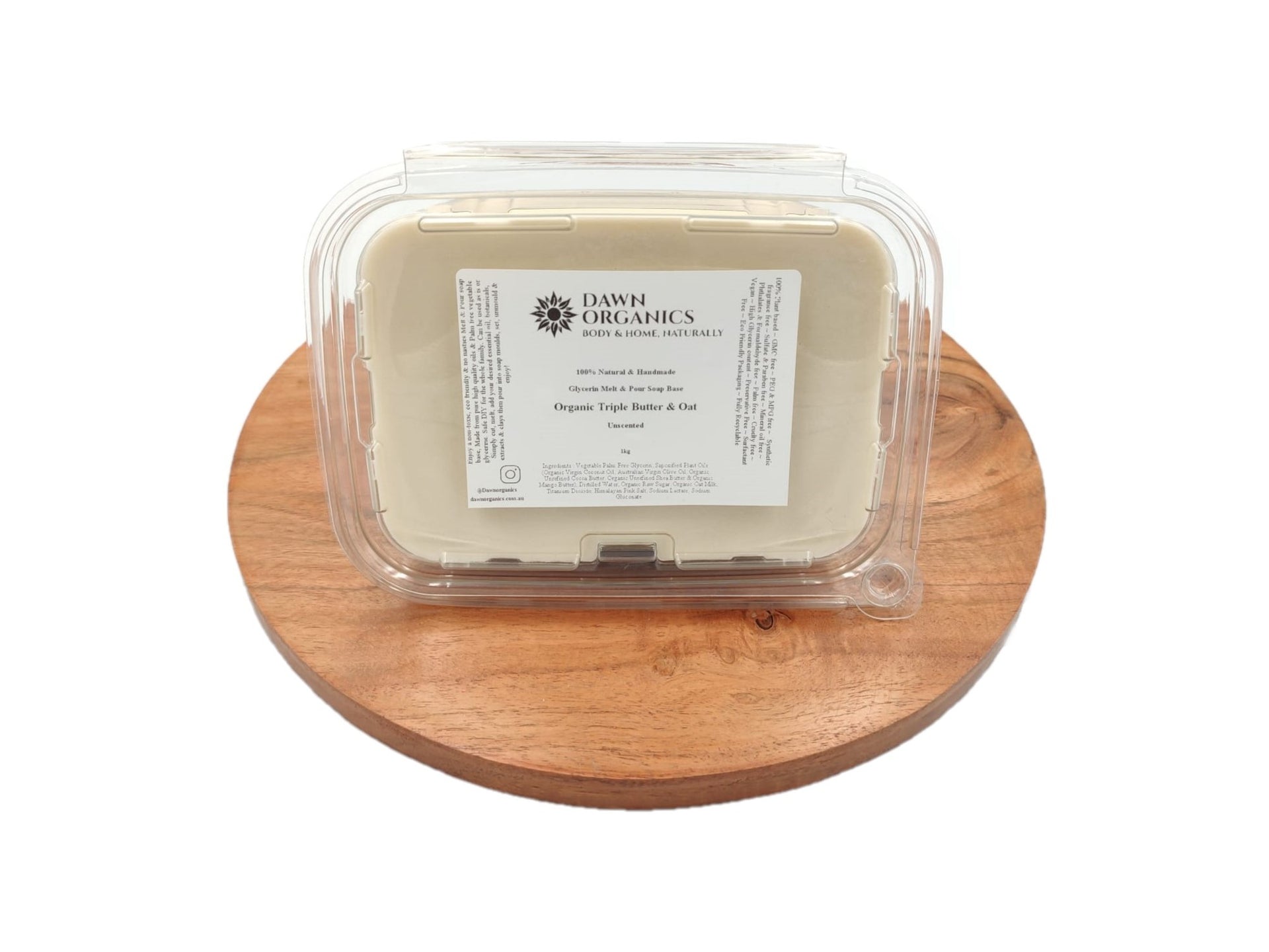 Melt & Pour Organic Soap Base – Dawn Organics