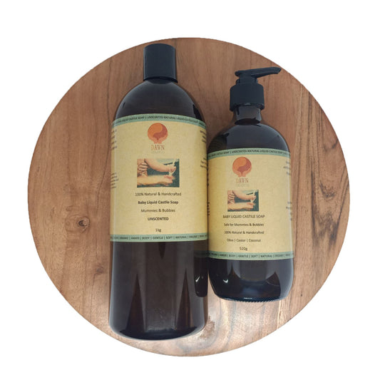 Olive Liquid Castile Soap for Mummies & Bubbies